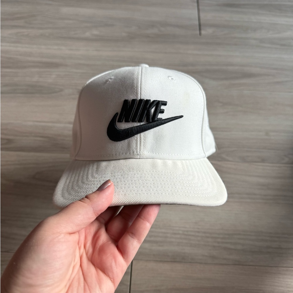 Nike Cream Cap with Black Logo
